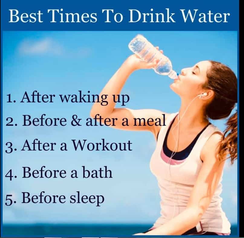 When Is the Best Time to Drink Water?