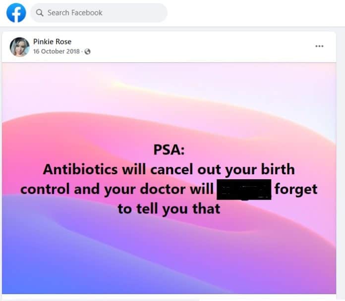 Fact Check Do antibiotics make birth control pills less effective