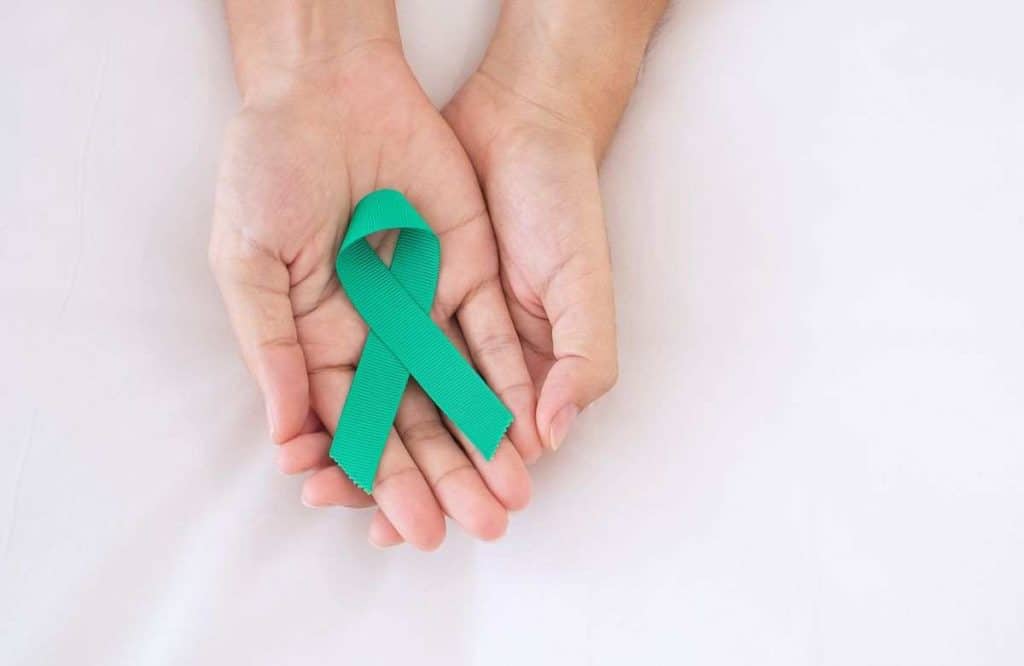 Ovarian cancer ribbon