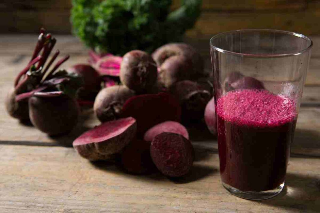 beetroot ice cubes