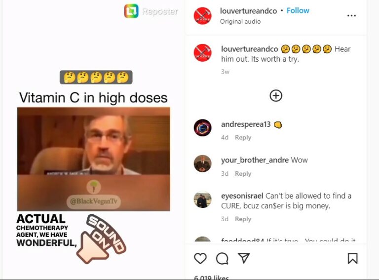 Fact Check Can cancer patients take Vitamin C as a chemotherapy drug