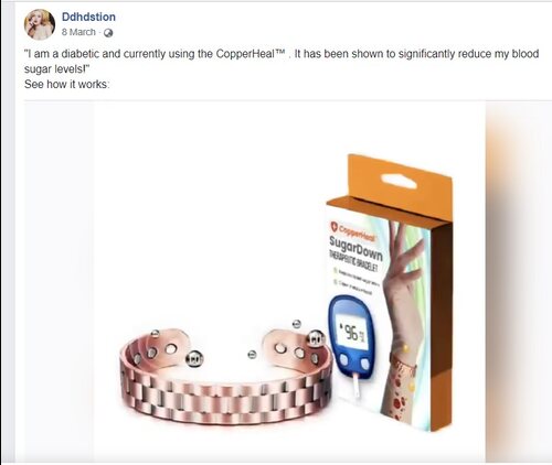 Fact Check: Can diabetes be treated by wearing a copper bracelet? - THIP  Media