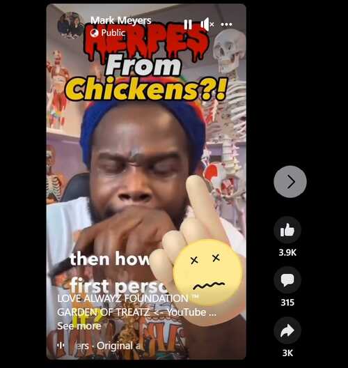 Fact Check Did chickens spread herpes in humans? THIP Media