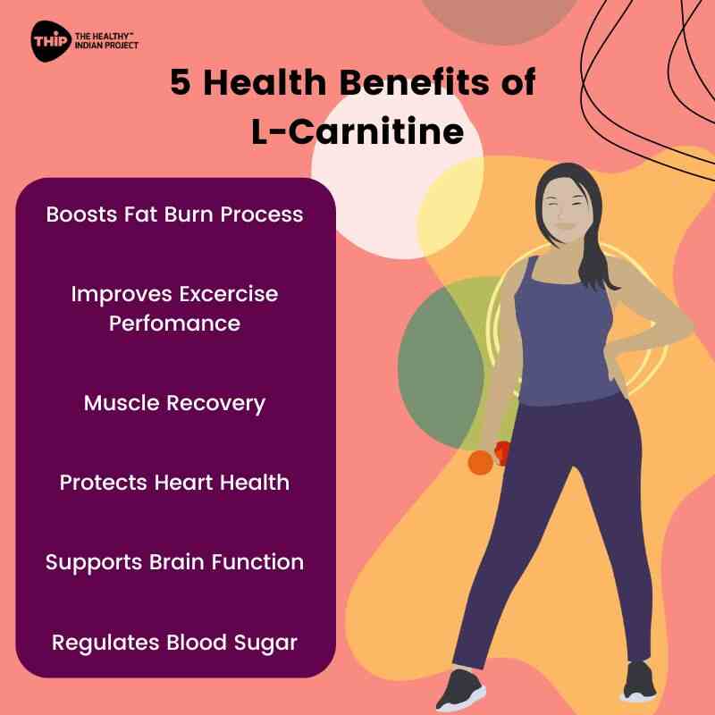 illustrating health benefits of L-carnitine