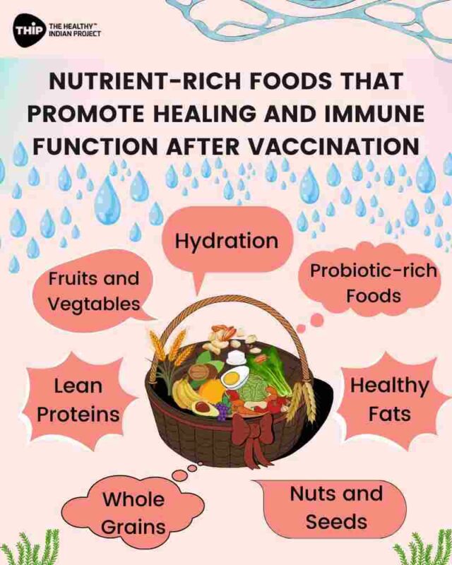 nutrient-rich foods that promote healing and immune function after vaccination
