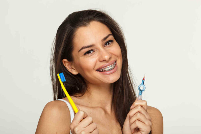 brush your teeth with braces