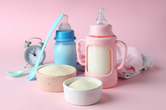 breast milk with formula