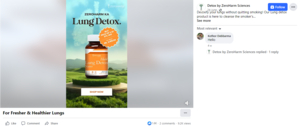Lung detox claim