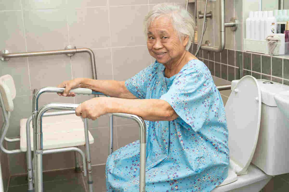 Can you use the toilet normally after hip replacement surgery?