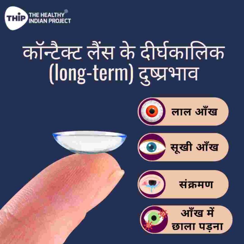 कॉन्टैक्ट लेंस: लंबे समय तक प्रयोग करने के दुष्प्रभाव क्या हैं?- THIP Media