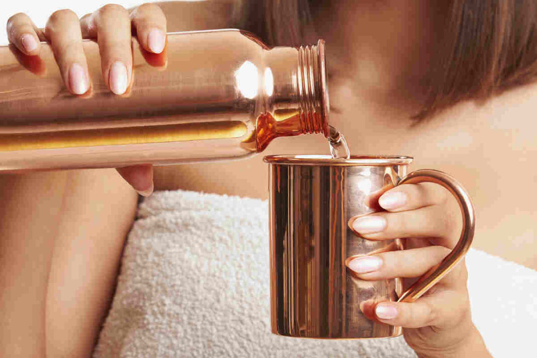 copper-infused water can detoxify the body