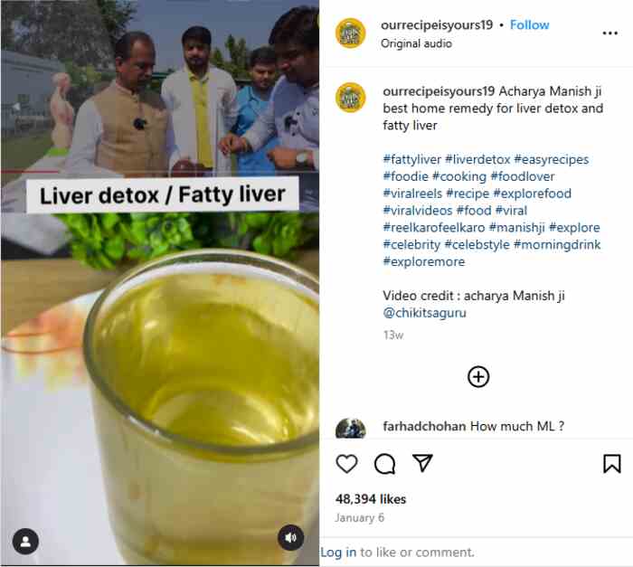 apple cider vinegar can cure fatty liver