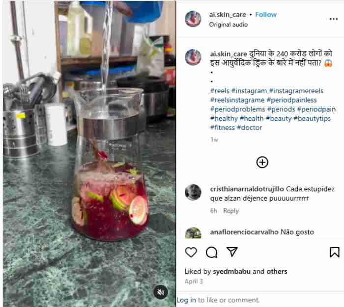 homemade drink can cure period problems