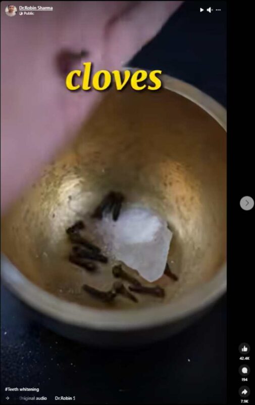 cloves and mustard oil cure can cure all dental problems
