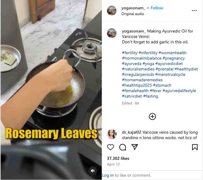 mustard oil and herbs can remove varicose veins