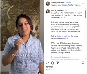 PCOS cure claim