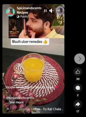 cure for mouth ulcers