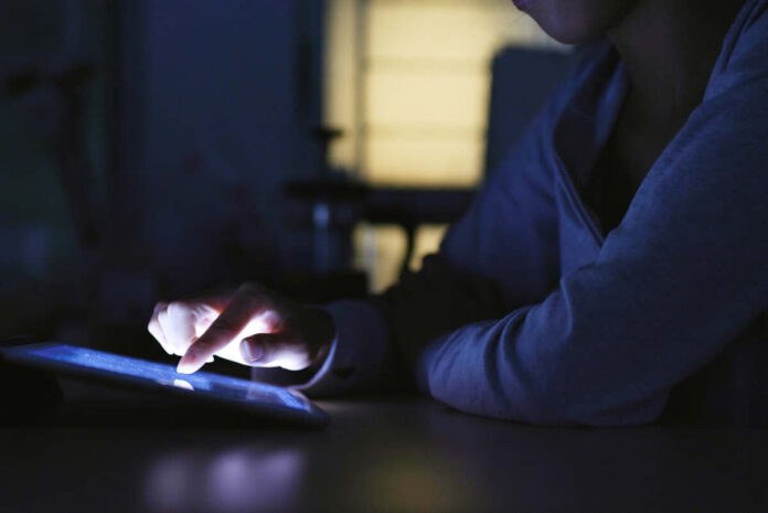 blue light from digital device