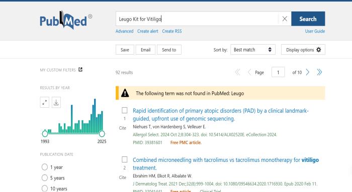 online product for vitiligo