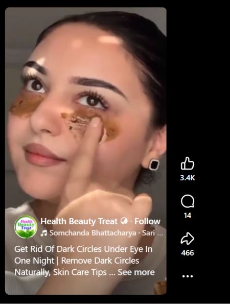 magical recipe for dark circles