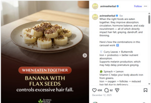 Banana &Flaxseeds help in hair