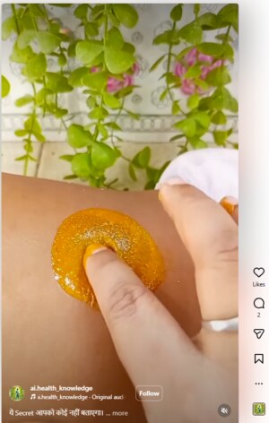 oil and turmeic claim